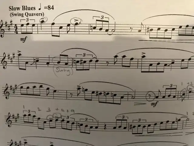 Playing the saxophone - Accenting in a Slur | CafeSaxophone Forum