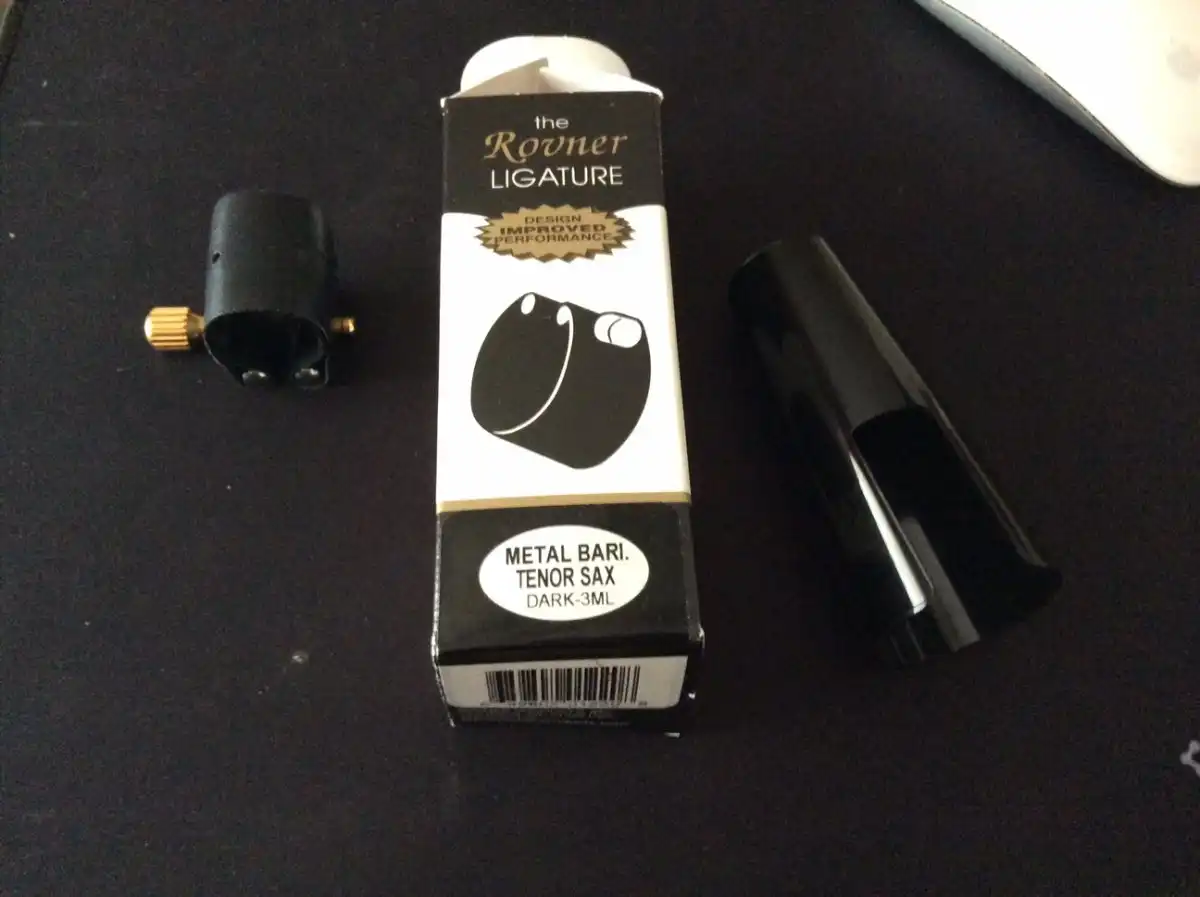 Rovner Dark Ligature Boxed 3ML - Metal Tenor/Bari