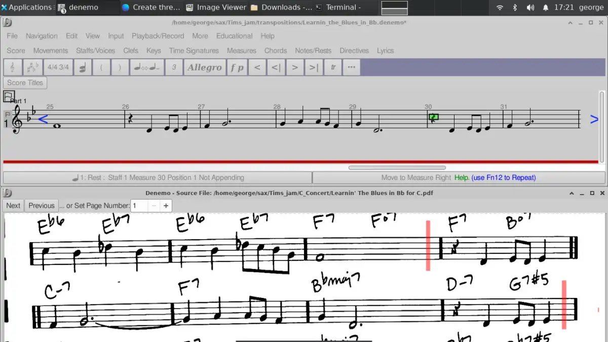 Software - Denemo is a free music notation program | CafeSaxophone Forum